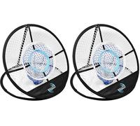 ME AND MY GOLF Target Chipping Net - Includes Instructional Training Videos, Black (Pack of 2)