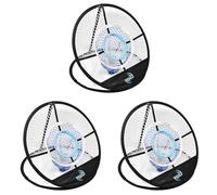 ME AND MY GOLF Target Chipping Net - Includes Instructional Training Videos, Black (Pack of 3)