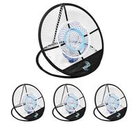 ME AND MY GOLF Target Chipping Net - Includes Instructional Training Videos, Black (Pack of 4)