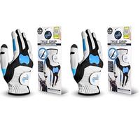 ME AND MY GOLF True Grip Training Golf Glove - Perfect Grip Every Swing - Size S/M Right Hand, White (Pack of 2)