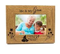 Me and My Gran Love You To The Moon Photo Frame Gift (5 x 7 Inch)