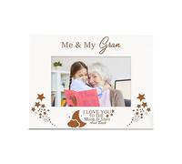 Me And My Gran Love You To The Moon White Photo Frame Gift