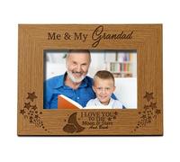 Me and My Grandad Love You To The Moon Photo Frame Gift (5 x 7 Inch)