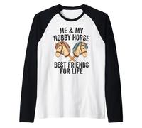 Me and My Hobby Horse Best Friends for Life Raglan Baseball Tee