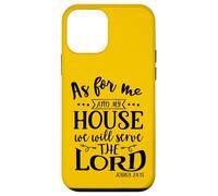 Me And My House Serve The Lord - Bible Verse Christian Faith Case for iPhone 12 mini