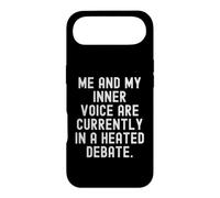 me and my inner voice are currently in a heated debate Witty Case for iPhone Air