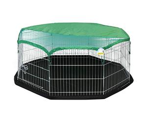Me and My Pets Medium Playpen, Floor Mat and Sun Cover