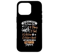 Me And My Shadow German Shepherd Case for iPhone 16 Pro
