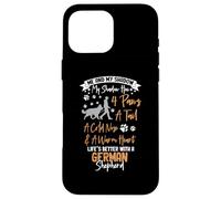 Me And My Shadow German Shepherd Case for iPhone 16 Pro Max
