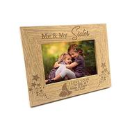 Me and My Sister Love You To The Moon Photo Frame Gift (8 x 10 Inch)
