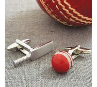 Me and My Sport Cricket Bat and Ball Cufflinks