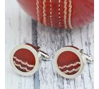 Me and My Sport Genuine Cricket Ball Cufflinks