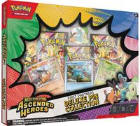 Pokémon TCG: Mega Evolution-Ascended Heroes First Partners Deluxe Pin Collection (3 Foil Promo Cards, 1 Deluxe Pin & 5 Booster Packs)