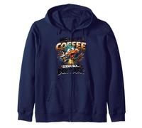 Me Before Coffee Seriously Dont Ask Funny Bird Morning Zip Hoodie