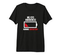 ME/CFS Awareness - Running Low Battery Premium T-Shirt