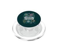 ME/CFS Chronically Awesome Chronic Fatigue Awareness PopSockets PopGrip for MagSafe