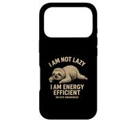 ME/CFS - I AM NOT LAZY I AM ENERGY EFFICIENT - Cute Sloth Case for iPhone 17 Pro