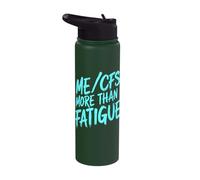 ME/CFS More Than Fatigue Chronic Illness Awareness Stainless Steel Insulated Water Bottle