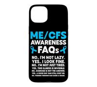 ME CFS Myalgic Encephalomyelitis Warrior Case for iPhone 15 Plus