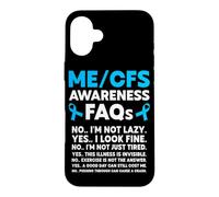 ME CFS Myalgic Encephalomyelitis Warrior Case for iPhone 16 Plus