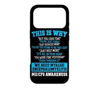 ME CFS Myalgic Encephalomyelitis Warrior Case for iPhone 17 Pro