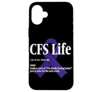 ME CFS Warrior CFS Life Case for iPhone 16 Plus