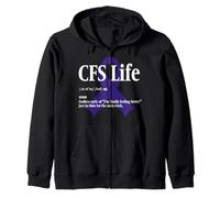 ME CFS Warrior CFS Life Zip Hoodie