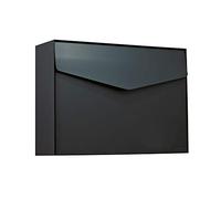 MEFA Letter Box 112 (Colour Anthracite Grey, postbox with Security Lock, Design letterbox, Size 312 x 430 x 128 mm) 112820M