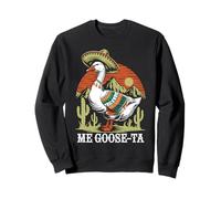 Me Goose-Ta Bilingual Goose Pun Sweatshirt