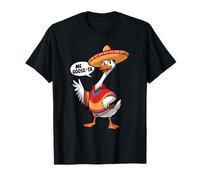 Me Goose Ta Mexican Fiesta Funny Spanish Mexico Silly Pun T-Shirt