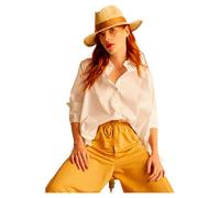& Me Ilaria Long Sleeve Blouse White 42 Woman