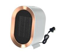 ME JO 1200W Retro Portable Electric Space Heater - Compact Personal Heater with UK Plug | Fast Heating Ceramic Mini Heater for Home, Office, Bedroom | White
