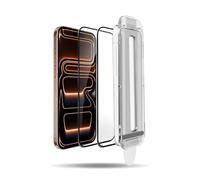 ME JO 2 Pack Glass Screen Protector for iPhone 17 - 9H HD Tempered Glass Film with Installation Frame Dust-Free Cabinet, Easy One-Step Install, Bubble-Free & Anti-Fingerprint