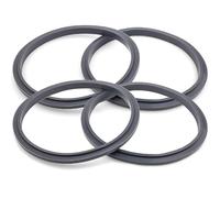 ME JO 4× Grey Gasket Seal Rubber Rings for NutriBullet 900 W - 4 PCS Replacement Set | Food-Grade Silicone O-Rings for Blender | Leak-Resistant, BPA-Free, Easy to Install