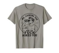 Me Looking for Who The Fuck Asked You Funny Retro Meme T-Shirt