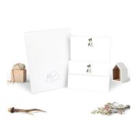 Me Loovely Border Collie Letter Writing Paper and Envelopes Set A5 Size Papers Stationery Supplies | (Pack of 10 Letters and Envelopes with Gift Envelope)