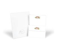 Me Loovely Bouquet Letter Writing Paper and Envelopes Set Stationery Letters Writing Supplies for School Home & Office | Christmas Gifts (Pack of 10 Letters and Envelopes with Gift Envelope)