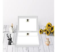 Me Loovely Bumble Bee Flat Notecard and Envelopes Sets Writing Supplies Stationery Set Home & Office Notecards Multipack | Christmas Gifts (A6 Size, Pack of 20)