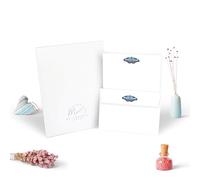 Me Loovely Butterfly Letter Writing Paper and Envelopes Set Stationery A5 Size Papers Writing Supplies for School Home & Office | Christmas Gifts (Pack of 10 Letters and Envelopes with Gift Envelope)