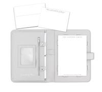 Me Loovely Classic Design Personalised Letter Writing Set Flat Note Cards Paper and Envelopes Sets Luxury Customised Writing Supplies (20 Letters, 10 Cards & 30 Envelopes with Grey Organiser)