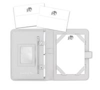 Me Loovely Elephant Letter Writing Paper and Envelopes Set A5 Size Animal Writing Papers Stationery Supplies for Invitation Love Letter & Gift (20 Letters & 20 Envelopes with Grey Organiser)