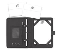 Me Loovely Elephant Letter Writing Paper and Envelopes Set A5 Size Animal Writing Papers Stationery Supplies for Invitation Love Letter & Gift (20 Letters & 20 Envelopes with Black Organiser)