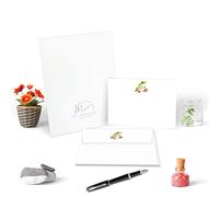 Me Loovely Frog Flat Notecard and Envelopes Sets Stationery Correspondence Card Writing Supplies All Occasions Blank Greeting Cards | Christmas Gifts (10 Cards and 10 Envelopes with Gift Envelope)