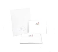 Me Loovely London Icon Thank You Flat Notecard with Envelopes A6 Size Note Cards Thankyou Greeting Card Stationery Set | Christmas Gifts (10 Cards and 10 Envelopes with Gift Envelope)