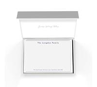 Me Loovely Modern Design Personalised Notecards And Envelopes Set A6 Size Correspondence Card Customized Luxury Greeting Cards | Christmas Gifts (Multipack Of 10)