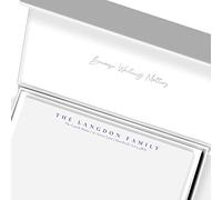 Me Loovely Personalised Notecards and Envelopes Classic Design Correspondence Card Set Customized Luxury Writing Supplies Stationary Sets (A6 Size, Pack of 10)