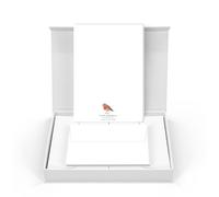 Me Loovely Personalised Robin Letter Paper with Envelopes Customized Writing Stationery Supplies (A5, Pack of 30)