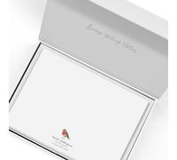 Me Loovely Personalised Robin Note Cards with Envelopes Stationery Set for Correspondence, Penpal, Family & Friends (A5, Pack of 20)