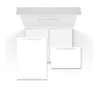 Me Loovely Personalised Stationery Gift Set Writing Paper and Envelopes Sets Flat Note Cards Sheets Luxury Customised Writing Supplies | (20 Letters, 10 Cards, 30 envelopes)