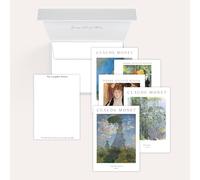 Me Loovely Personalised Writing Set Impressionists Letter Paper A5 Sheets with Monet & Renoir Prints & C5 Envelopes (Pack of 20)